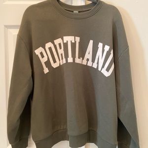 wild fable Tops - Olive Green Target Sweatshirt wild fable Tops - Olive Green Target Sweatshirt